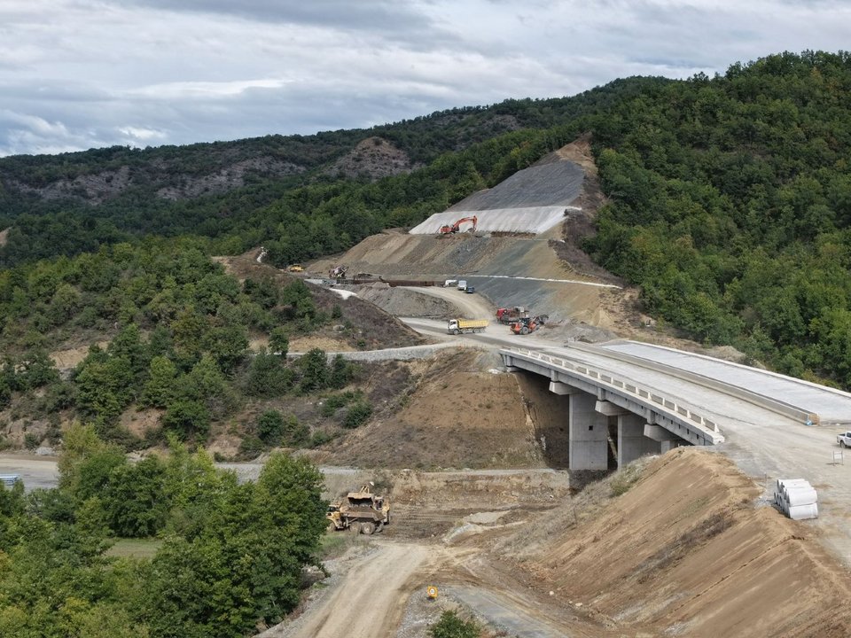 Κατασκευή αυτοκινητόδρομου Κεντρικής Ελλάδος, Ε-65,Γρεβενά /Φωτογραφία: Υπουργείο Υποδομών και Μεταφορών