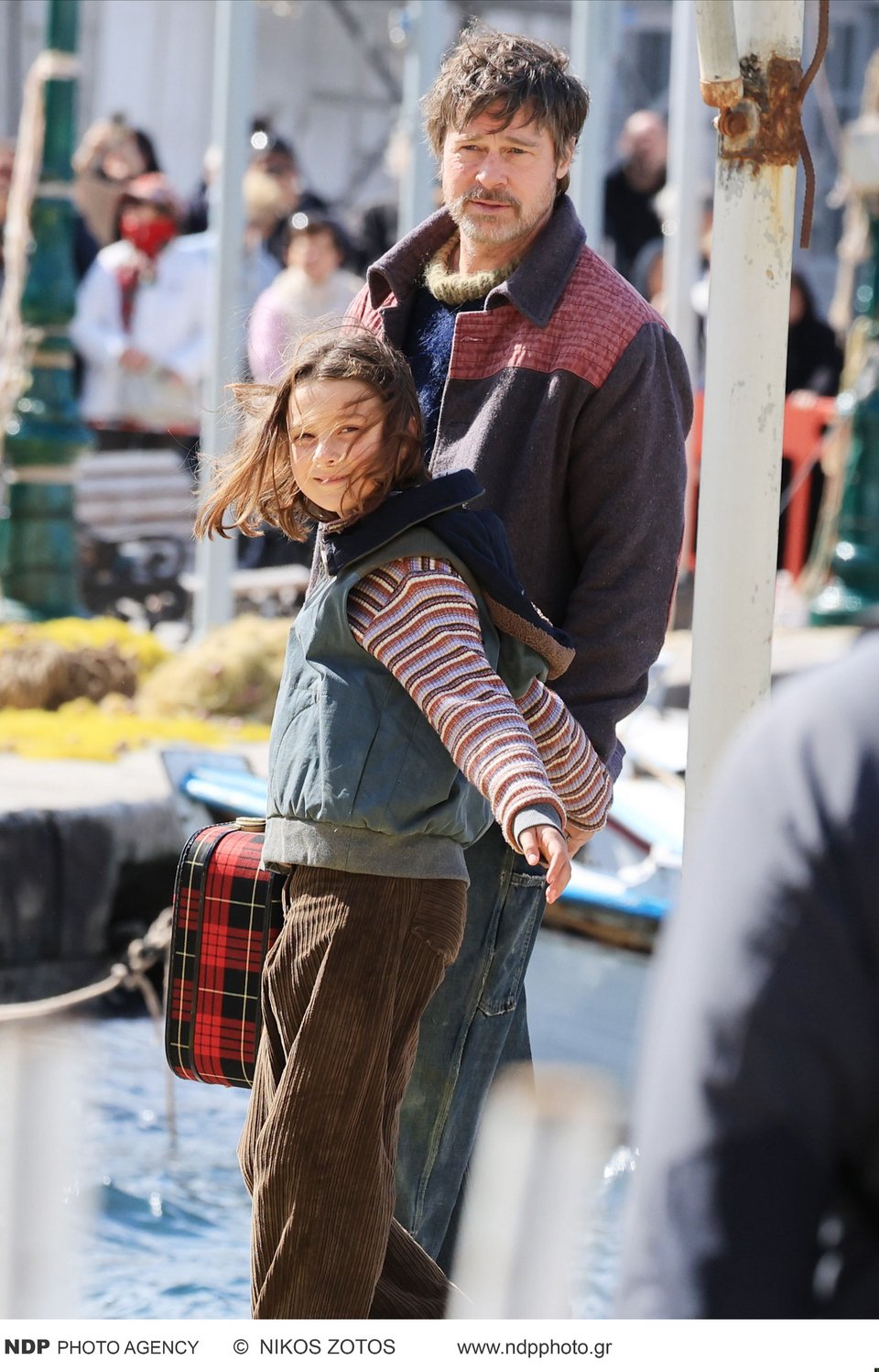 Ο Μπραντ Πιτ στα γυρίσματασ την Υδρα