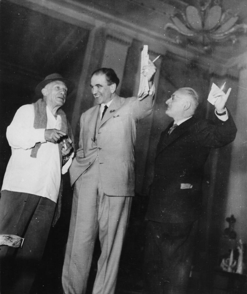 Pablo Picasso &amp; Πάνος Βαλσαμάκης Έκθεση Cannes: ήταν και οι δύο καλλιτέχνες μέλη της εφορευτικής επιτροπής της