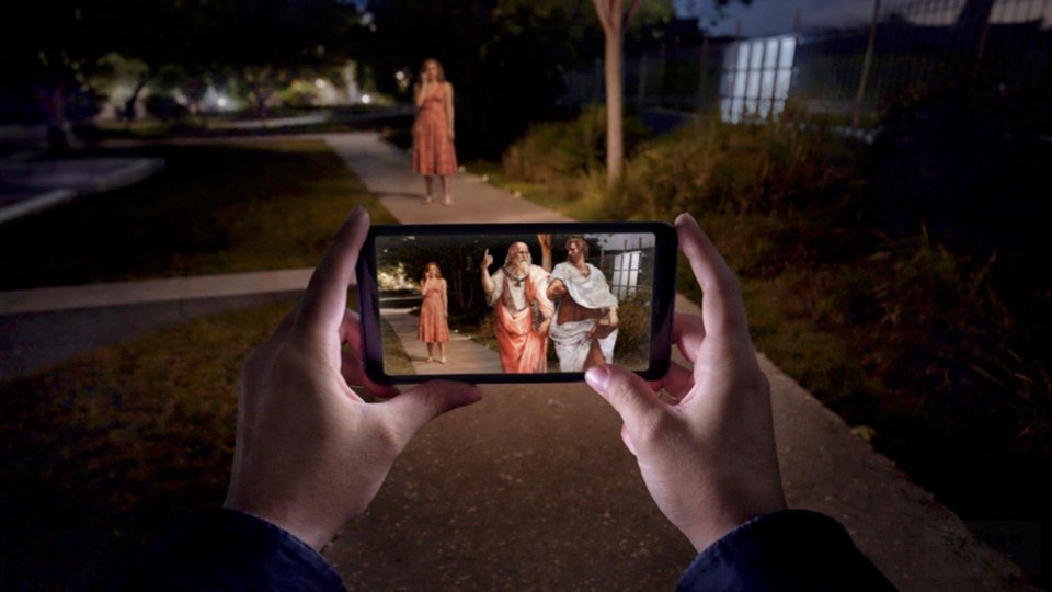 Περίπατος με επαυξημένη πραγματικότητα - Η ζωντανή αναπαράσταση του Λυκείου