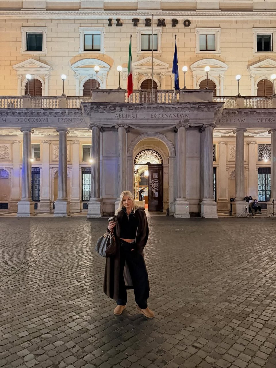 Η Φαίη Σκορδά με τον σύντροφό της στο τελευταίο ταξίδι τους στη Ρώμη