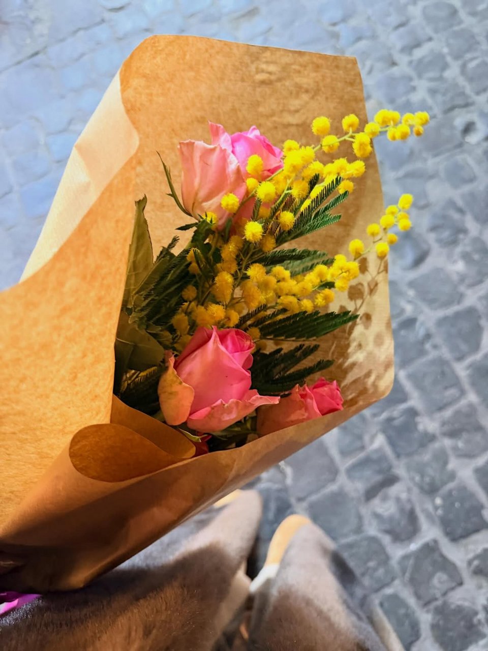 Η Φαίη Σκορδά με τον σύντροφό της στο τελευταίο ταξίδι τους στη Ρώμη