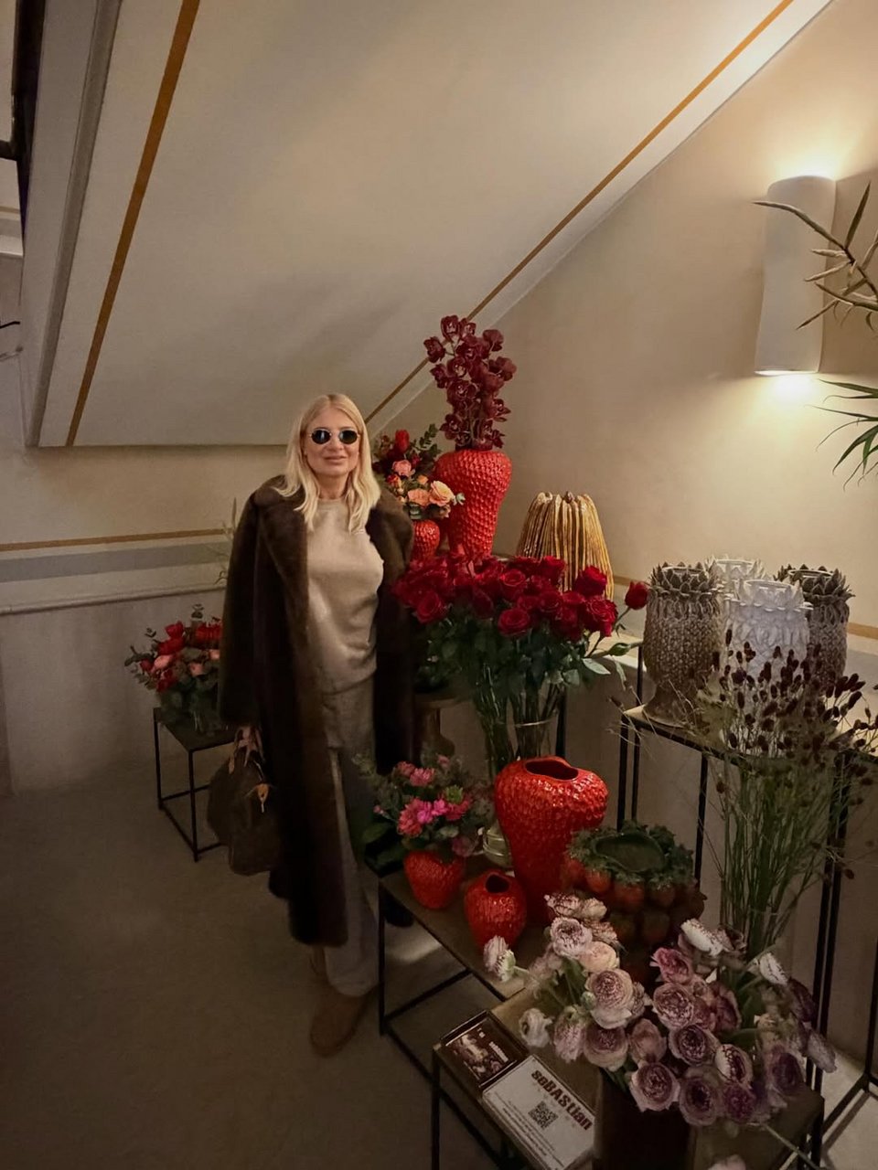 Η Φαίη Σκορδά με τον σύντροφό της στο τελευταίο ταξίδι τους στη Ρώμη