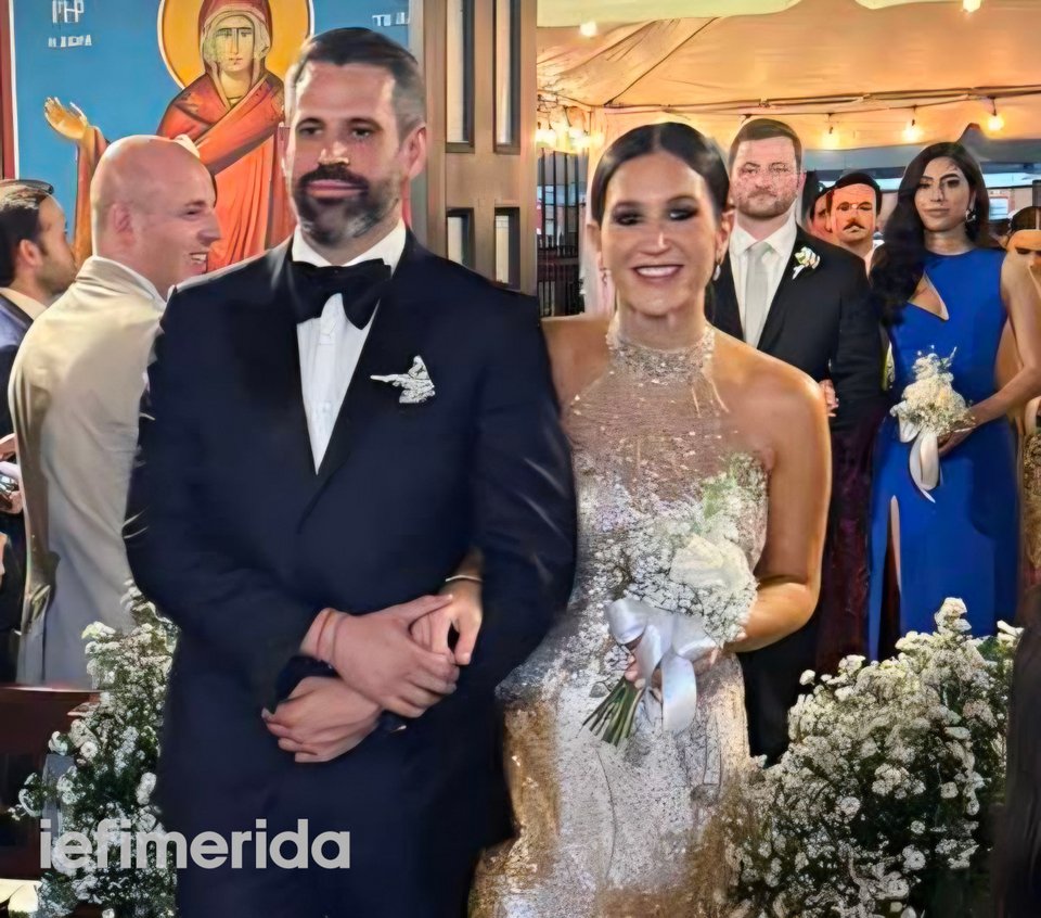 Τα αδέρφια της νύφης Σπύρος και Σοφία