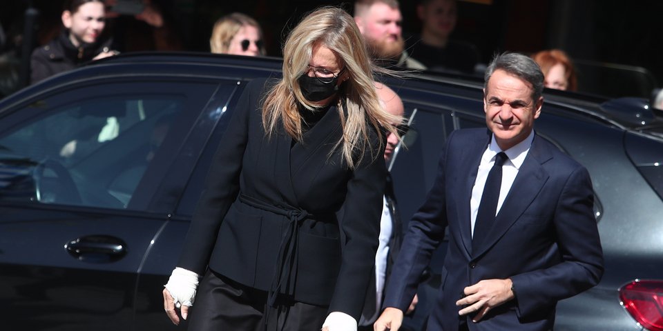 Ο Κυριάκος Μητσοτάκης με τη σύζυγό του Μαρέβα 