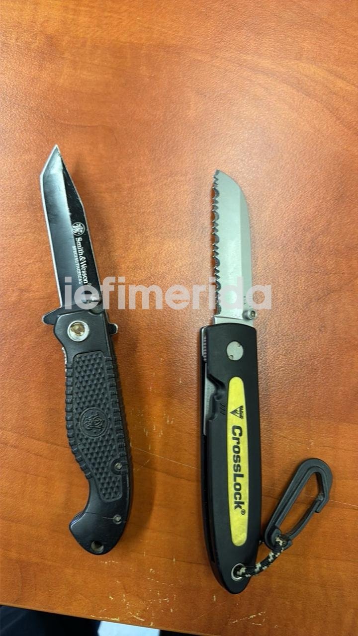 Τα μαχαίρια που βρέθηκαν στο νουλαπάκι του αυτοκινήτου του 70χρονου