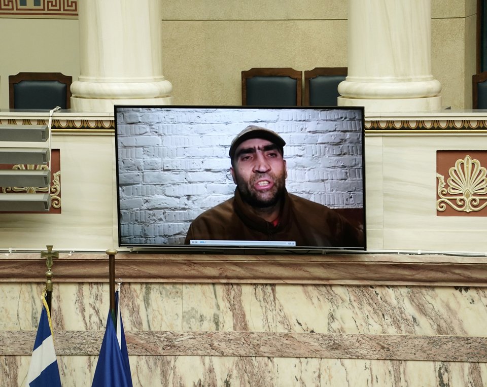 Όταν μίλησε στη Βουλή