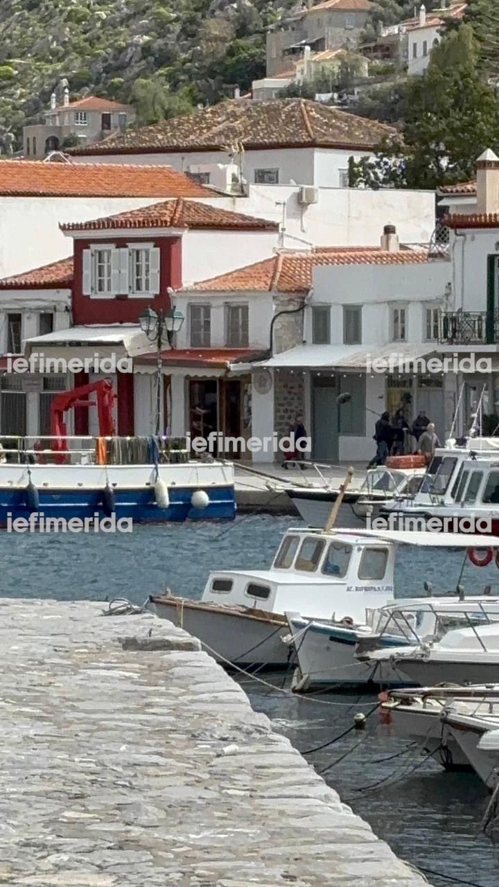 Το γύρισμα του Μπραντ Πιτ στο κρεοπωλείο της Υδρας