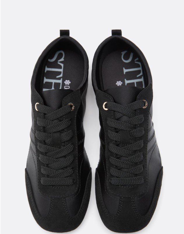 Stradivarius Satin Trainers