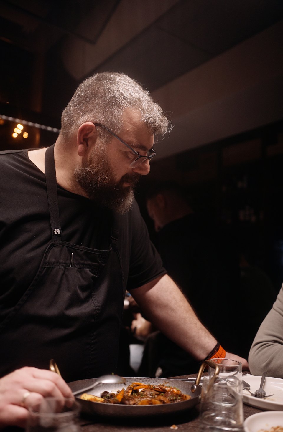 Ο chef patron του Thirio, Θωμάς Μάτσας / Φωτογραφία: Πάνος Ηλιόπουλος