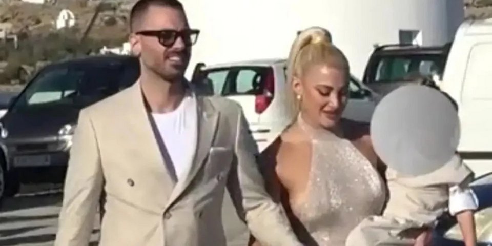 Η Ιωάννα Τούνη με τον σύντροφό της 