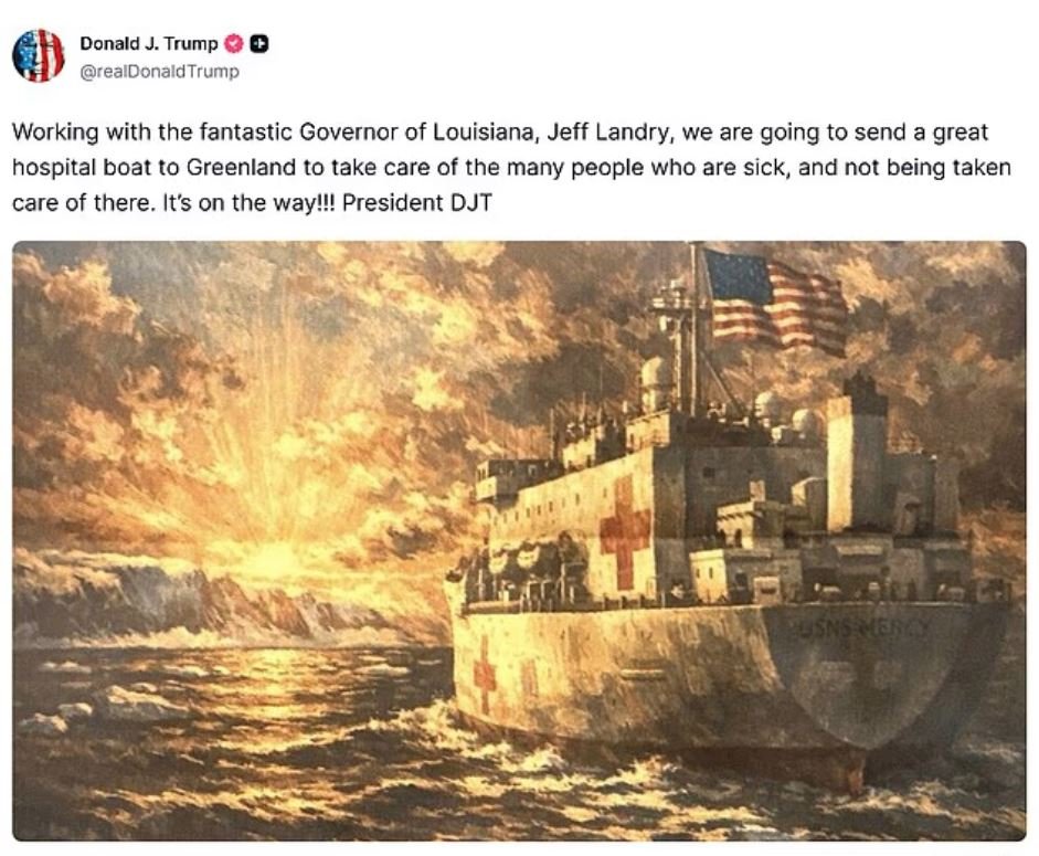 Η ανάρτηση του Τραμπ στο Truth Social 