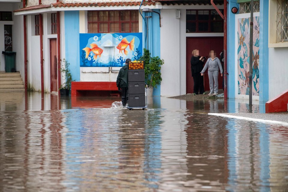 Πλημμύρισαν κατοικίες και καλλιέργειες στο Βαρθολομιό / Φωτογραφία: ΕUROKINISSSI