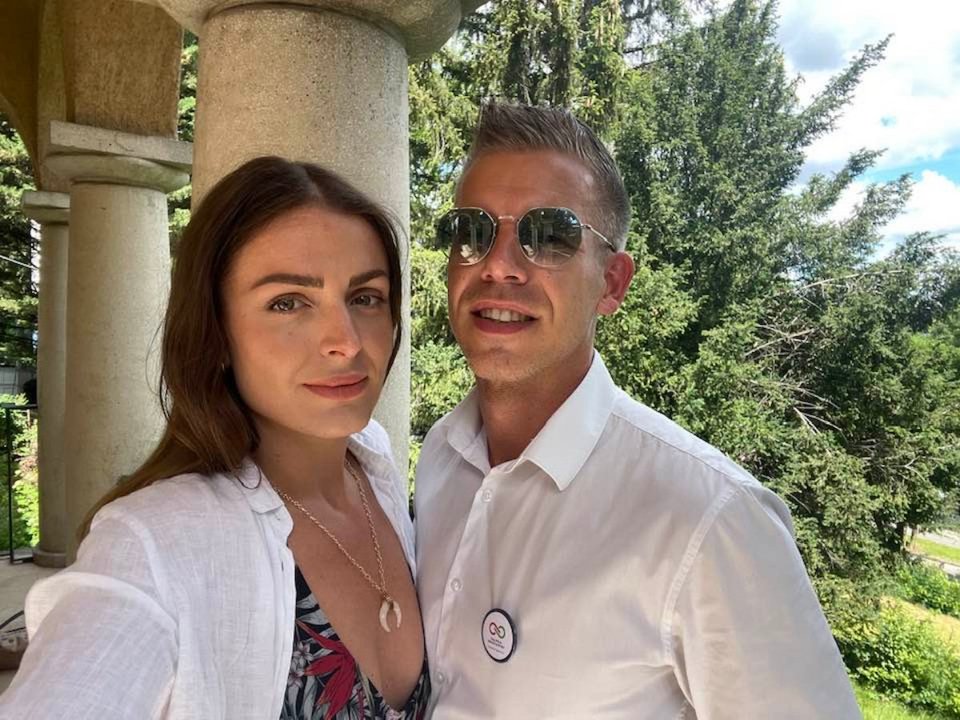 O Μαγιάρ με την Βόγκελ όταν ήταν ζευγάρι