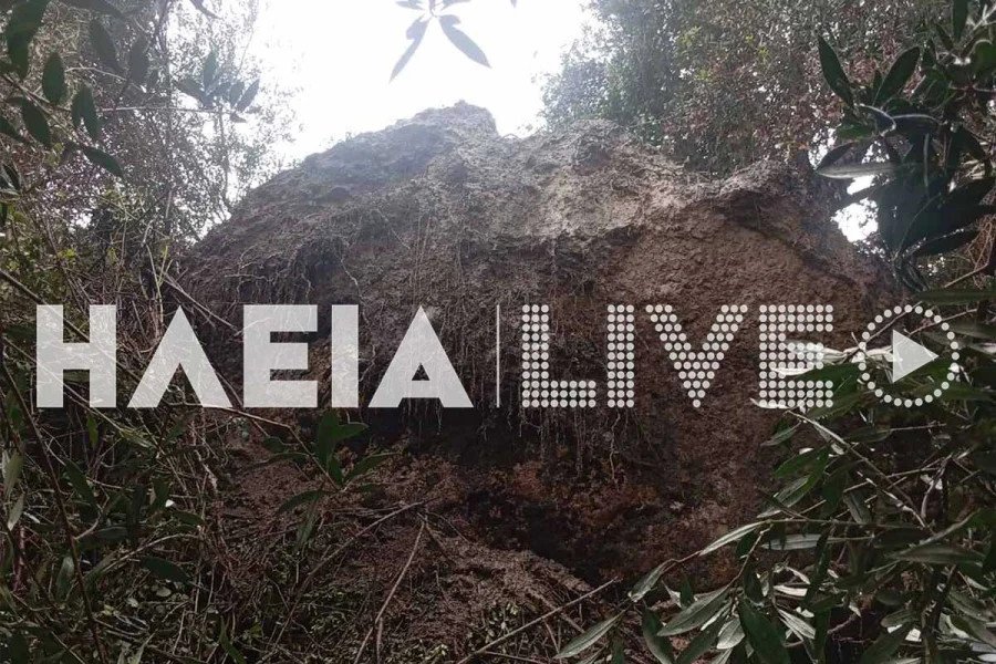 Ο βράχος που απειλεί να πέσει σε σπίτια 