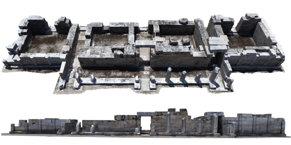 Το προσκήνιο του αρχαίου θεάτρου Λάρισας