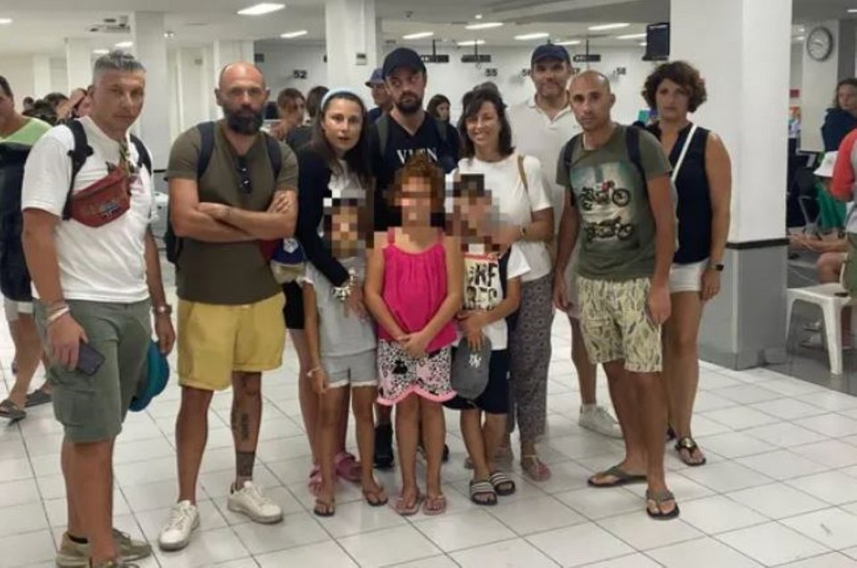 Ιταλοί τουρίστες στο αεροδρόμιο του Μάλε, Μαλδίβες / Φωτογραφία: Social Media