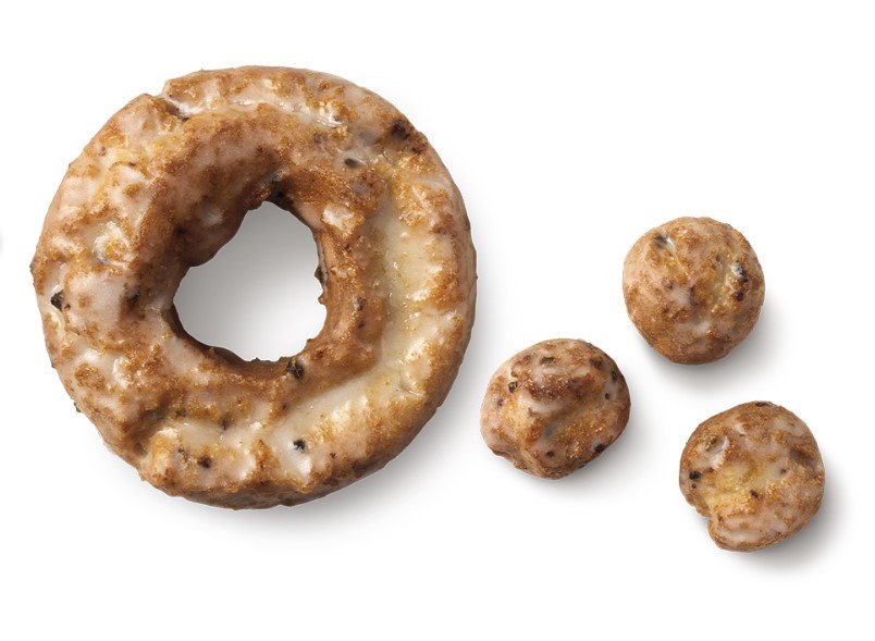 Η μπανάνα εμφανίζεται και σε νέες προτάσεις της καναδικής αλυσίδας Tim Hortons, η οποία παρουσίασε πρόσφατα το Choco Chip Banana Bread Donut, ένα ντόνατ που συνδυάζει γεύση μπανάνας με κομμάτια σοκολάτας, καθώς και μικρές μπουκιές ζύμης με την ίδια γεύση / TIM HORTONS