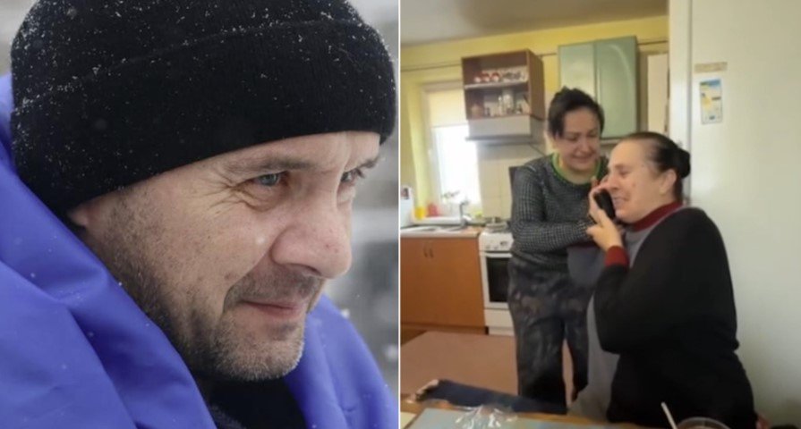 Η φωνή τους συναντήθηκε σε εκείνο το τηλεφώνημα που καταγράφηκε τυχαία και έγινε viral σε όλη την εμπόλεμη Ουκρανία. «Παιδί μου, είσαι ολόκληρος;» επαναλάμβανε / FACEBOOK