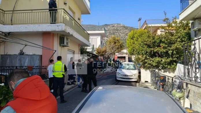 H μονοκατοικία που σημειώθηκε η τραγωδία / Φωτογραφία:gegonotanews