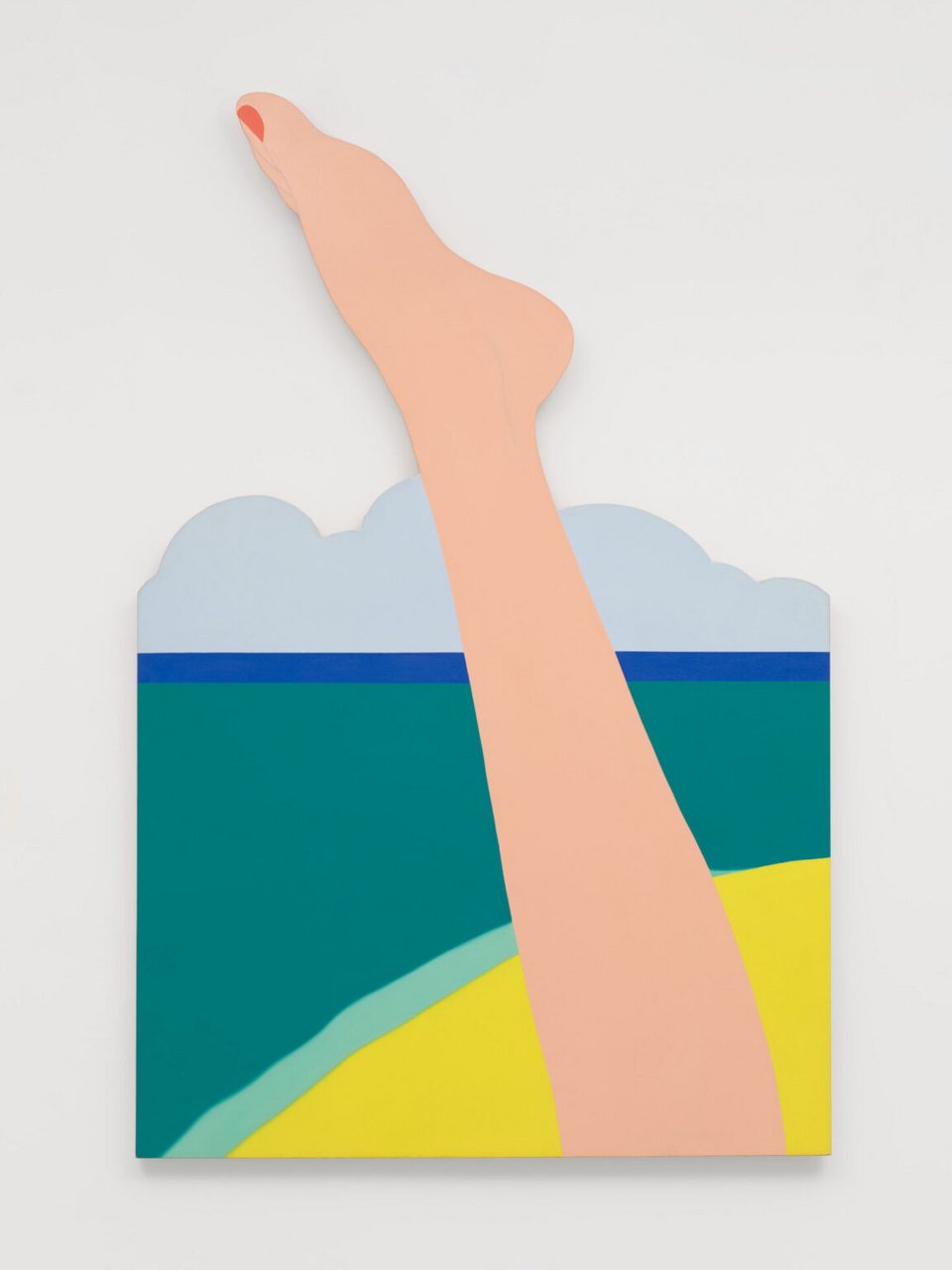  TOM WESSELMANN Seascape #22, 1967 Oil on shaped canvas 90 3/4 x 59 1/4 inches (230.5 x 150.5 cm) © The Estate of Tom Wesselmann / Licensed by ARS/VAGA, New York. Photo: Owen Conway. Courtesy Gagosian 