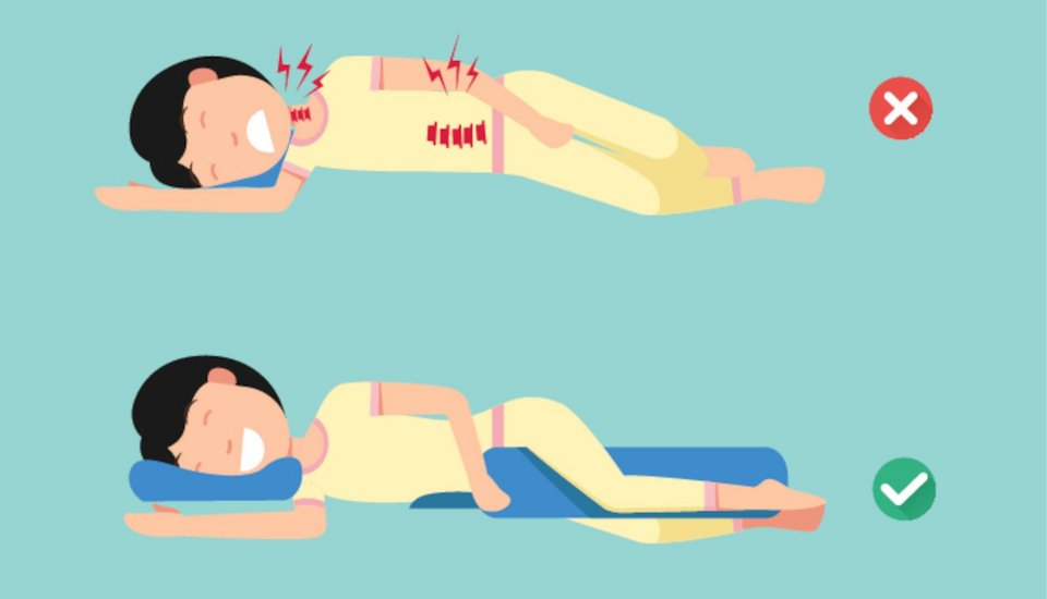 Ύπνος σε πλάγια θέση / Φωτογραφία: Shutterstock