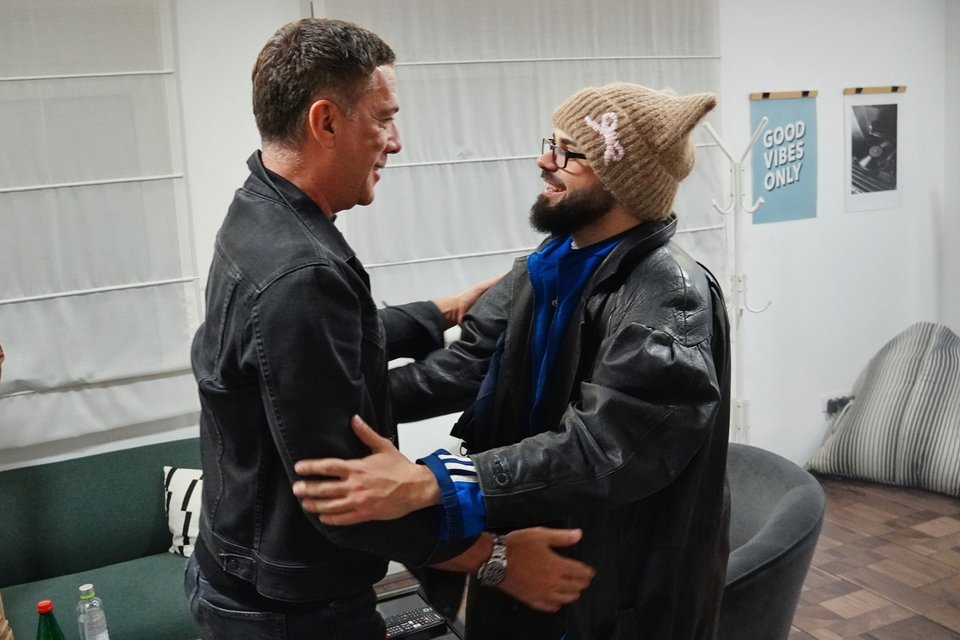 Ο Akylas με τον Ζέλικο Γιοκσίμοβιτς (Zeljko Joksimovic) 