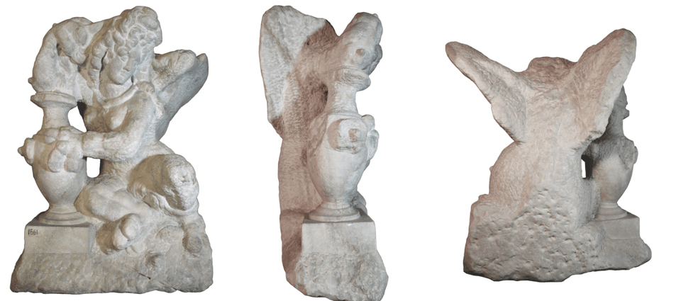 Λαξεύοντας το μάρμαρο / Ημίεργο άγαλμα Σφίγγας