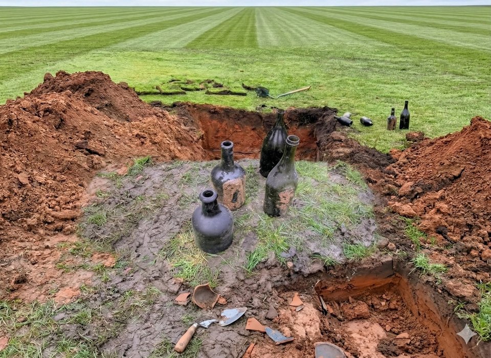 Ο υπεύθυνος συντήρησης του γηπέδου, Steve Hopkins, έμεινε άναυδος όταν κοίταξε μέσα στην τρύπα στο Davyhulme Park Golf Club, στο Trafford του Μάντσεστερ / ΙΝSTAGRAM