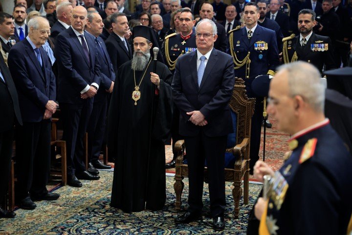 Ο Πρόεδρος της Δημοκρατίας στη δοξολογία για την 25η Μαρτίου