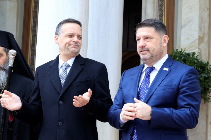 Χάρης Δούκας και Νίκος Χαρδαλιάς