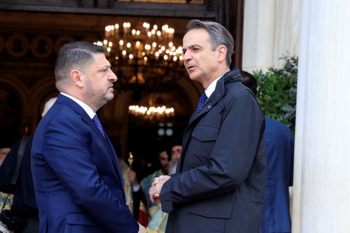 Νίκος Χαρδαλιάς και Κυριάκος Μητσοτάκης