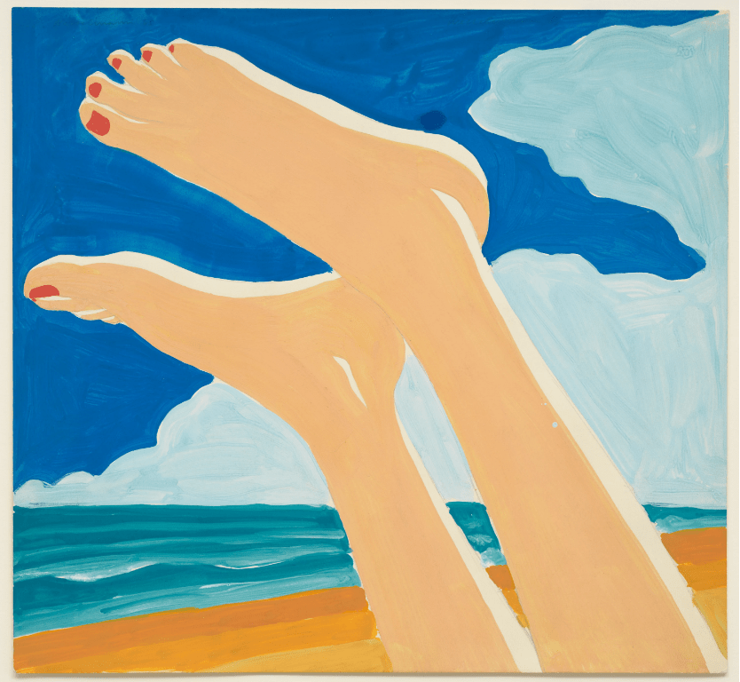  TOM WESSELMANN Seascape (Two Feet), 1965 Pencil and Liquitex on paper 13 3/4 x 14 3/4 inches (34.9 x 37.5 cm) © The Estate of Tom Wesselmann/Licensed by ARS/VAGA, New York. Photo: Owen Conway. Courtesy Gagosian 