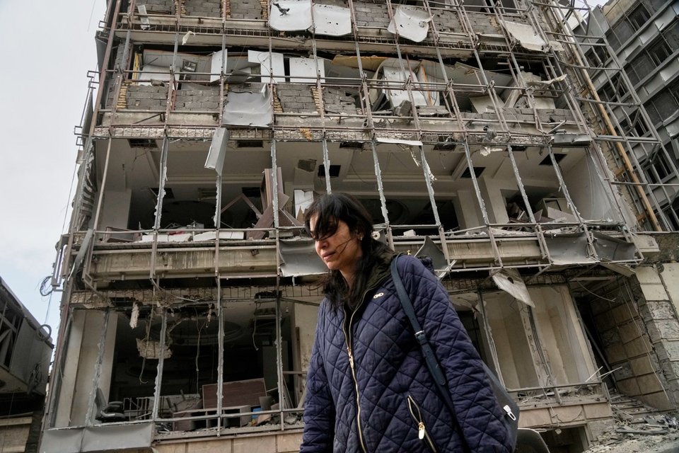 Νοσοκομείο Γκάντι - Eπλήγη από αεροπορική επιδρομή στη διάρκεια της κοινής στρατιωτικής εκστρατείας ΗΠΑ-Ισραήλ στο Ιράν, 2 Μαρτίου 2026. / Φωτογραφία:AP 