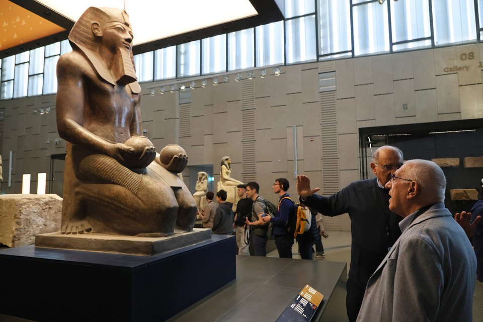 Ο Νικήτας Κακλαμάνης στην Αίγυπτο