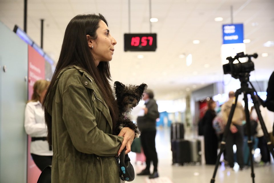 Επαναπατρισμός Ελλήνων πολιτών με τα κατοικίδιά τους από το Ντουμπάι / Φωτογραφία: EUROKINISSI / Δανάη Δαυλοπούλου   