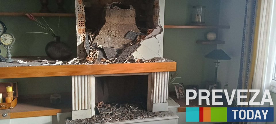 Κεραυνός χτύπησε σπίτι στην Πρέβεζα 