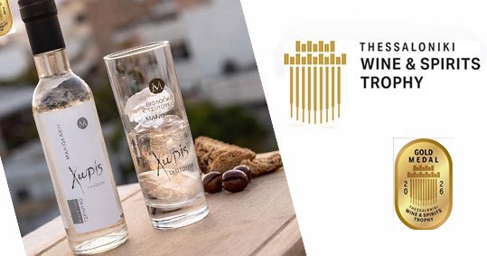 Χρυσό μετάλλιο για το Βιολογικό Τσίπουρο Μανωλάκη