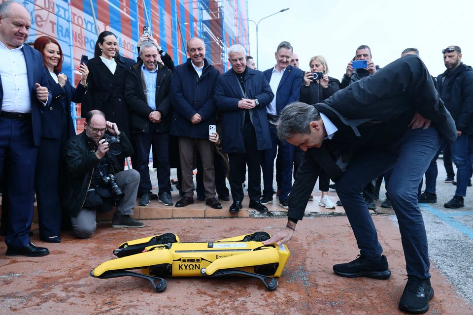 Επίσκεψη του Κυριάκου Μητσοτάκη στο Ινστιτούτο Βιώσιμης Κινητικότητας και Δικτύων Μεταφορών (Ι.ΜΕΤ.) (ΡΑΦΑΗΛ ΓΕΩΡΓΙΑΔΗΣ/ EUROKINISSI)