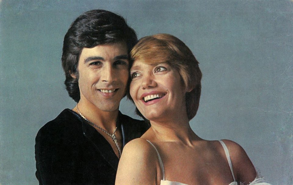 Με τον Τόλη Βοσκόπουλο στην πρώτη τους δισκογραφική δουλειά