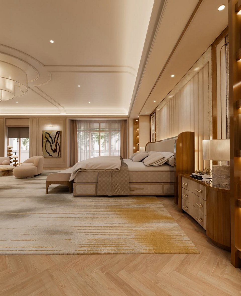 Μία από τις κρεβατοκάμαρες 