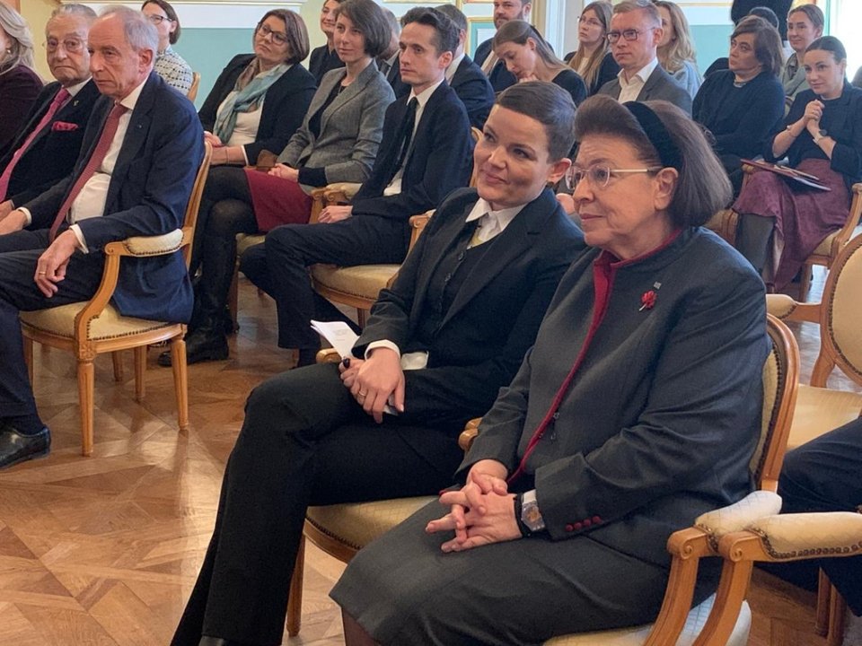  Με την υπουργό Πολιτισμού της Πολωνίας Μάρτα Τσιενκόφσκα./Φωτογραφία: ΥΠΠΟ  