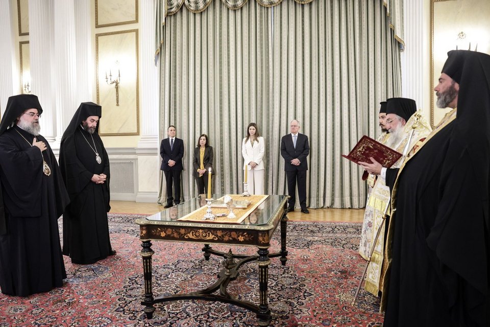 Διαβεβαίωσεις νέων Μητροπολιτών, ενώπιον του ΠτΔ