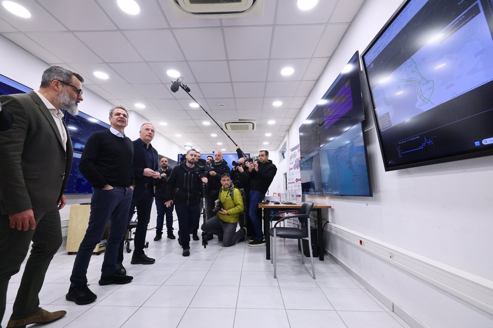 Επίσκεψη του πρωθυπουργού, Κυριάκου Μητσοτάκη, στο Ινστιτούτο Βιώσιμης Κινητικότητας και Δικτύων Μεταφορών (Ι.ΜΕΤ.), ΡΑΦΑΗΛ ΓΕΩΡΓΙΑΔΗΣ/EUROKINISSI