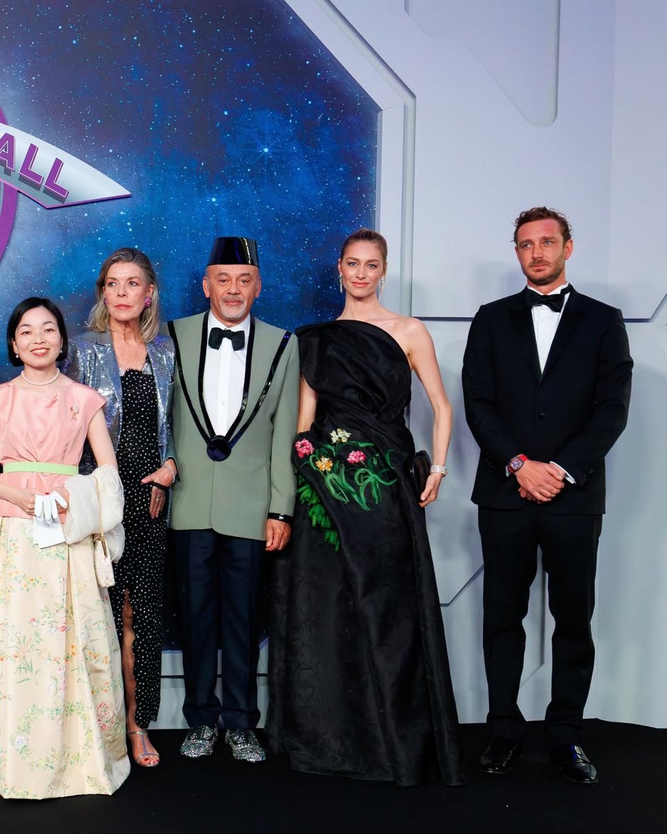 Η Καρολίνα του Μονακό, ο Christian Louboutin, ο Πιερ Κασιράγκι και η σύζυγός του Μπεατρίς Μπορομέο