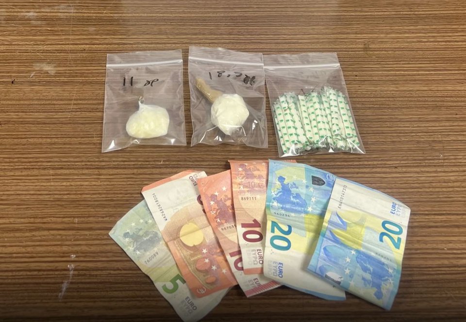 Ναρκωτικά που εντοπίστηκαν από την έφοδο της ΕΛΑΣ στις φυλακές Κορυδαλλού