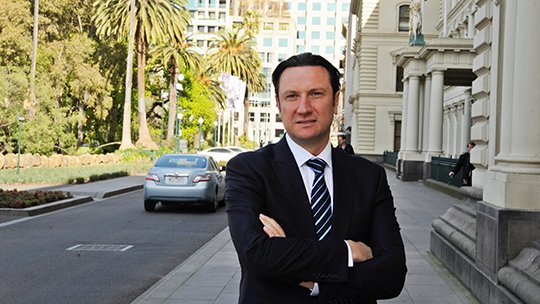 Ο πρόεδρος της Ελληνικής Κοινότητας Μελβούρνης, Βασίλης Παπαστεργιάδης 