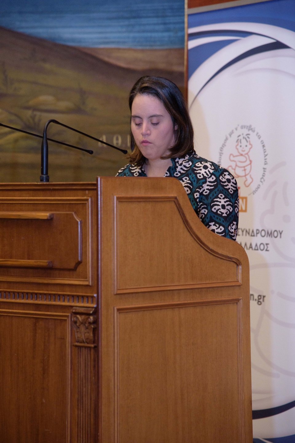 Η Ρωξάνη εργάζεται στη γραμματειακή υποστήριξη του Συλλόγου Συνδρόμου Down Ελλάδος από το 2022