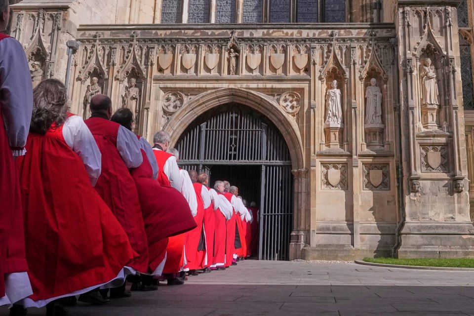 Για την ενθρόνιση της πρώτης γυναίκας Αρχιεπισκόπου στην ιστορία της Αγγλικανικής Εκκλησίας / Φωτογραφία: AP / Alastair Grant