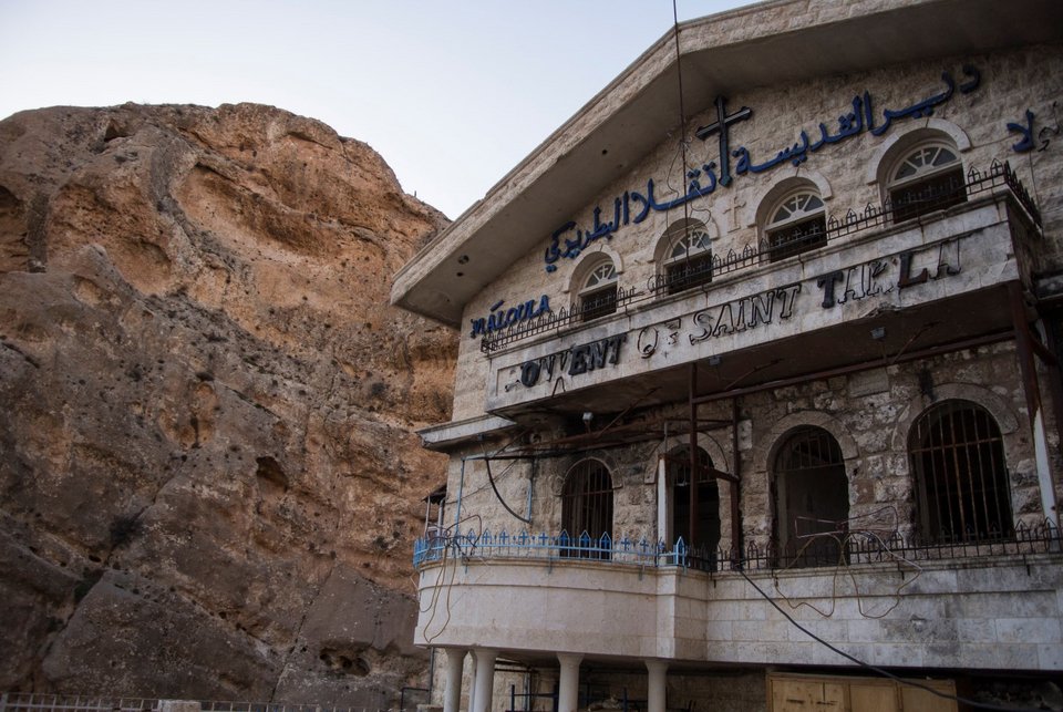 Ελληνορθόδοξο μοναστήρι Mar Taqla, Μααλούλα, Συρία﻿ Φωτογραφία: AP  